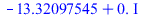 `+`(`-`(13.32097545), `*`(0., `*`(I)))