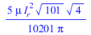 `+`(`/`(`*`(`/`(5, 10201), `*`(mu, `*`(`^`(I__r, 2), `*`(`^`(101, `/`(1, 2)), `*`(`^`(4, `/`(1, 2))))))), `*`(Pi)))