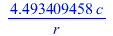 `+`(`/`(`*`(4.493409458, `*`(A)), `*`(r)))
